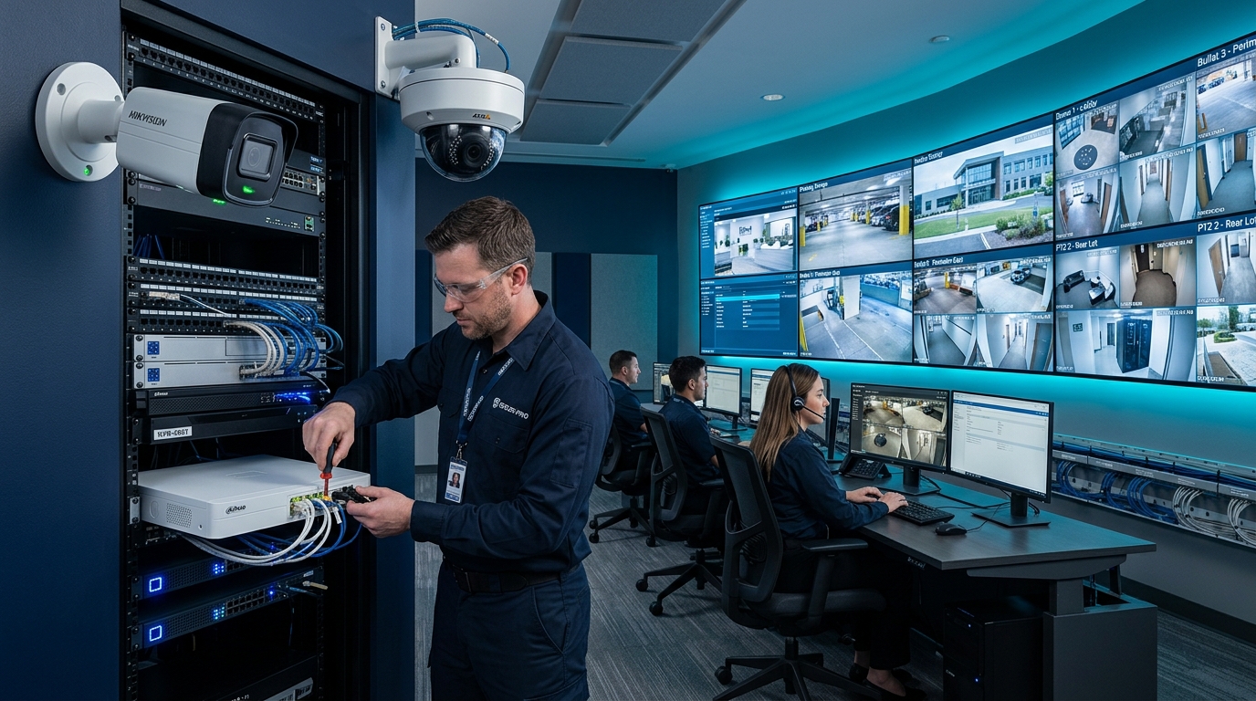 Integrating Modern CCTV Surveillance & Biometric Access Control for Workplace Security
